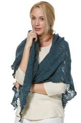 Lightweight Soft Knit Ajour Scarf