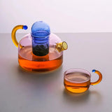 Teapot Set of Heat-Resistant Glass | Modern and Elegant Tea Enjoyment