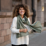 Linen Scarf for Women - Hypoallergenic and Breathable