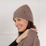 Thick Merino Wool Beanie for Women