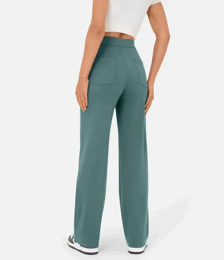 High-Waisted Elastic Leisure Pants for Women - 50% Off