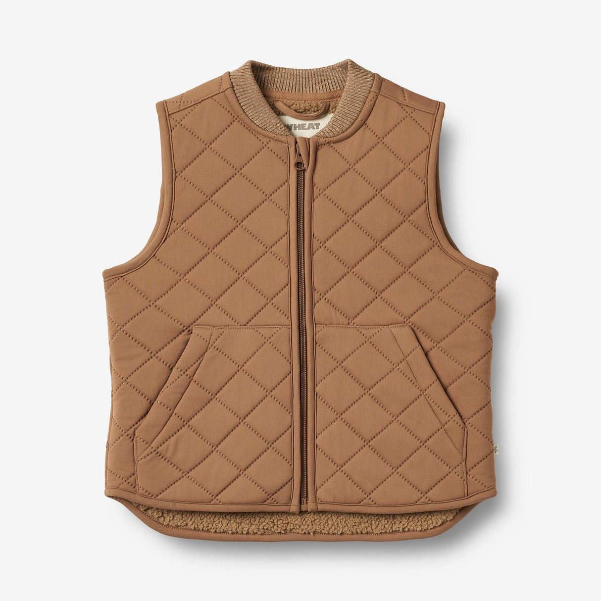 Thermal Vest with Fur Lining for Kids - Caramel