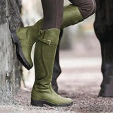 Waterproof Fashionable Boots with Stylish Buckles