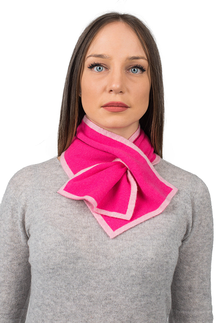 Mini Scarf Made of 100% Italian Cashmere for Winter Comfort