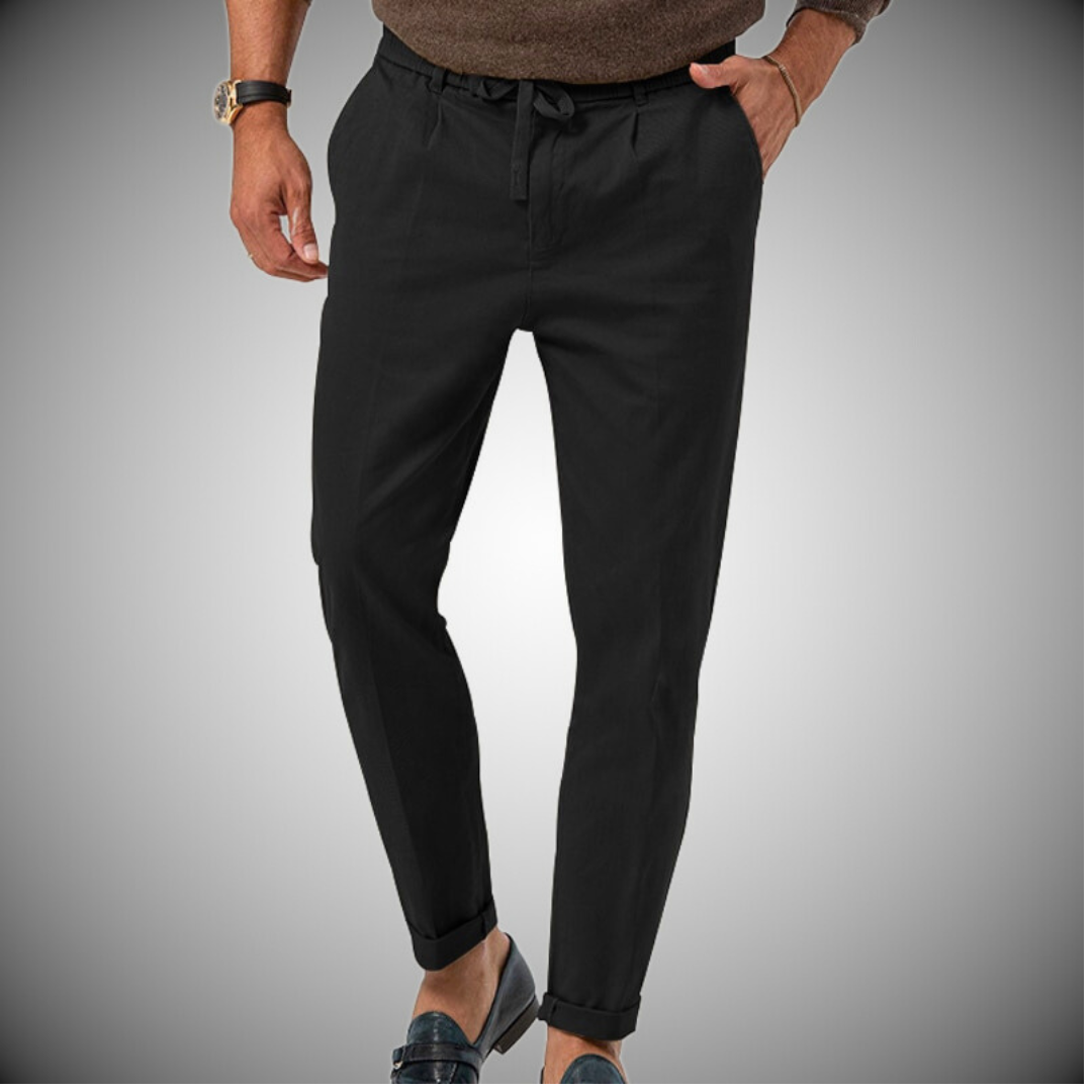 Comfortable Cotton Pants for Men with Drawstring