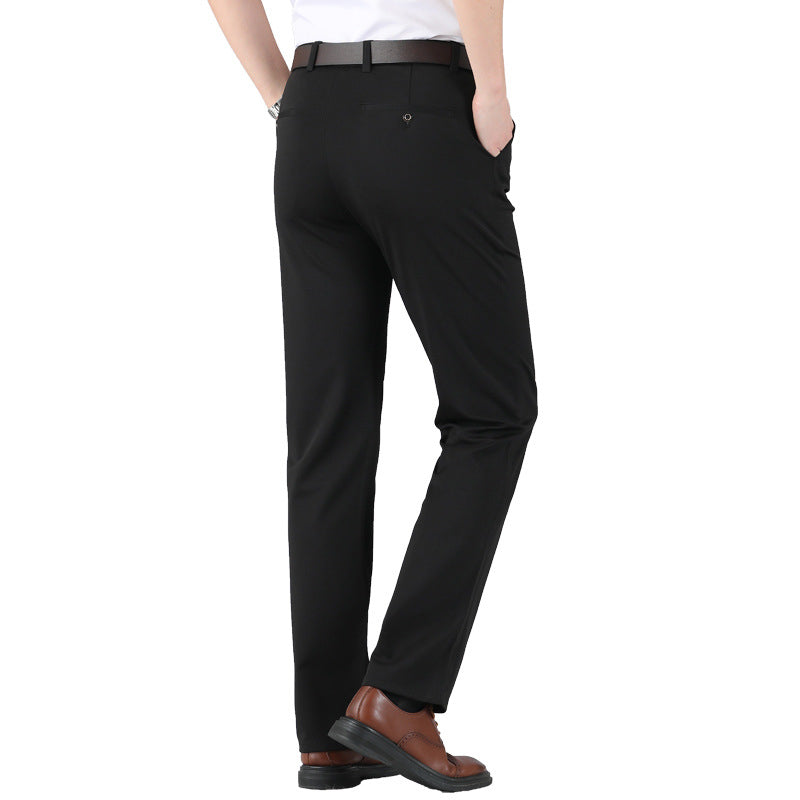 Men's Stretch Water-Resistant No-Iron Trousers