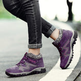 Women's Winter Boots with Fleece Lining and Non-Slip Design