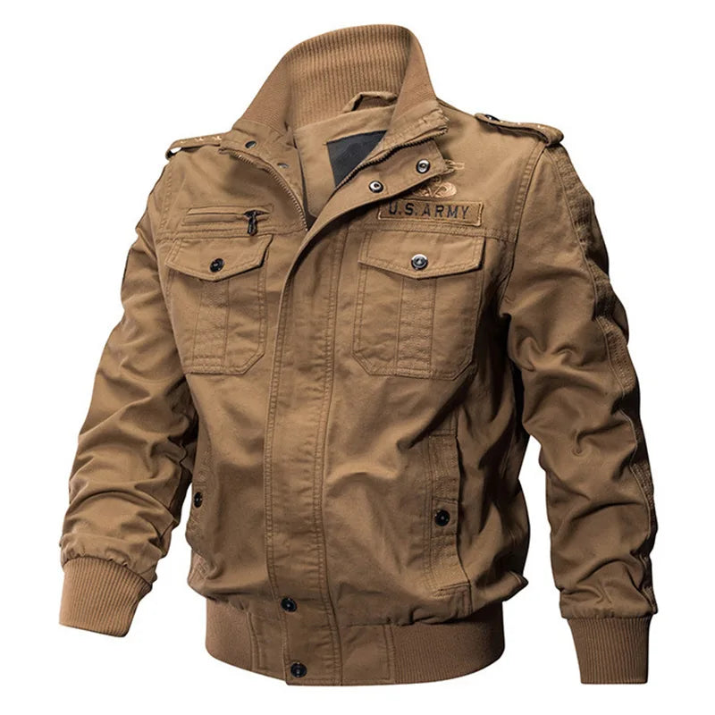 Stylish Warm Men's Winter Jacket for Outdoor Activities