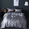 Luxurious 4-Piece Silk/Satin Bedding Set | Comfort and Temperature Regulation