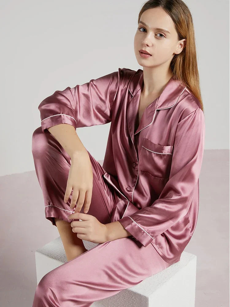 Luxury Silk Pajamas for Women - Elegant and Comfortable