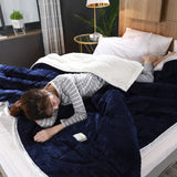 Cushion and Warmth: Luxury Winter Snuggle Blanket for Home