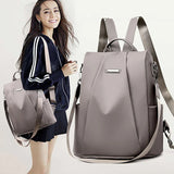 SafeStyle Backpack - Elegant Anti-Theft Bag for Women