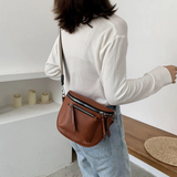 Classic and Elegant Leather Crossbody Bag - Stylish and Functional